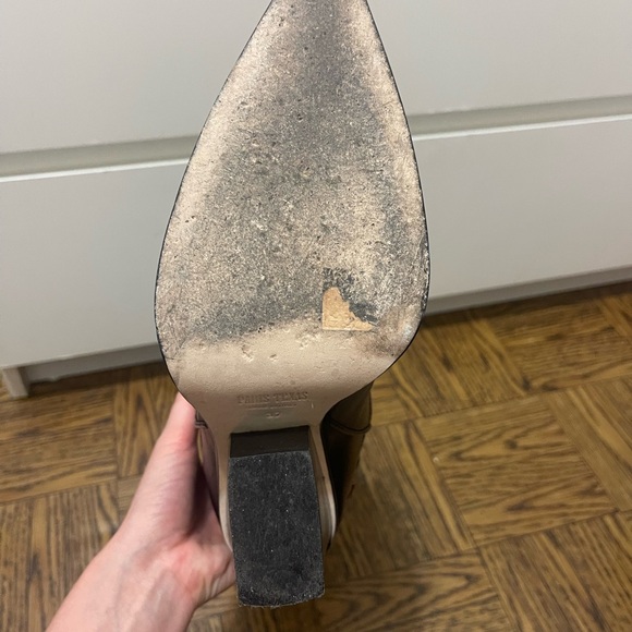 Paris Texas Black Heeled Boots - Picture 6 of 7